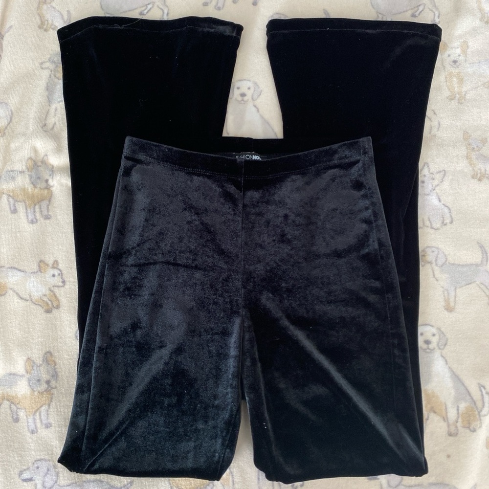 Velvet Flared Leggings